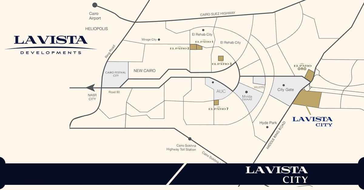 Lavista-city-new-cairo-location