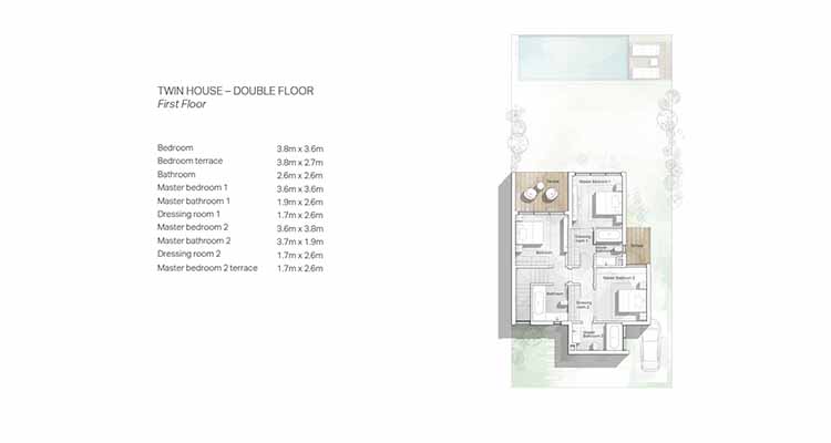 TWIN HOUSE – DOUBLE FLOOR Baymount Sokhna 191 sqm 4- توين هاوس للبيع في باي ماونت السخنة 191 متر مربع