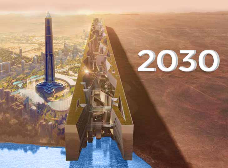 ذا لاين نيوم 2030 اذهب حيث المستقبل معلومات ستدهشك عن المشروع