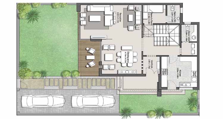 Floor plan of Tawny - Quad Villa for sale in Tawny Hyde Park - 6th October