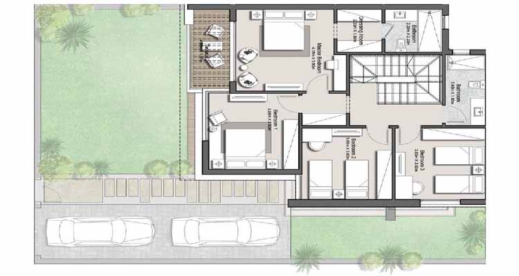 1 Floor plan of Tawny - Quad Villa for sale in Tawny Hyde Park - 6th October