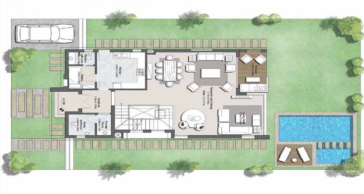 floor plan TAWNY - STANDALONE VILLA For Sale in Tawny Hyde Park - 6th October