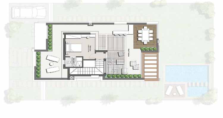 floor plan TAWNY - STANDALONE VILLA For Sale in Tawny Hyde Park - 6th October