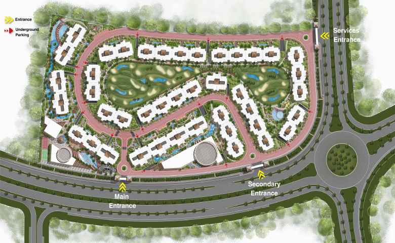 Master Plan Suli Golf Residence New Capital - المخطط الرئيسيي كمبوند سولي جولف ريزيدنس العاصمة الإدارية الجديدة