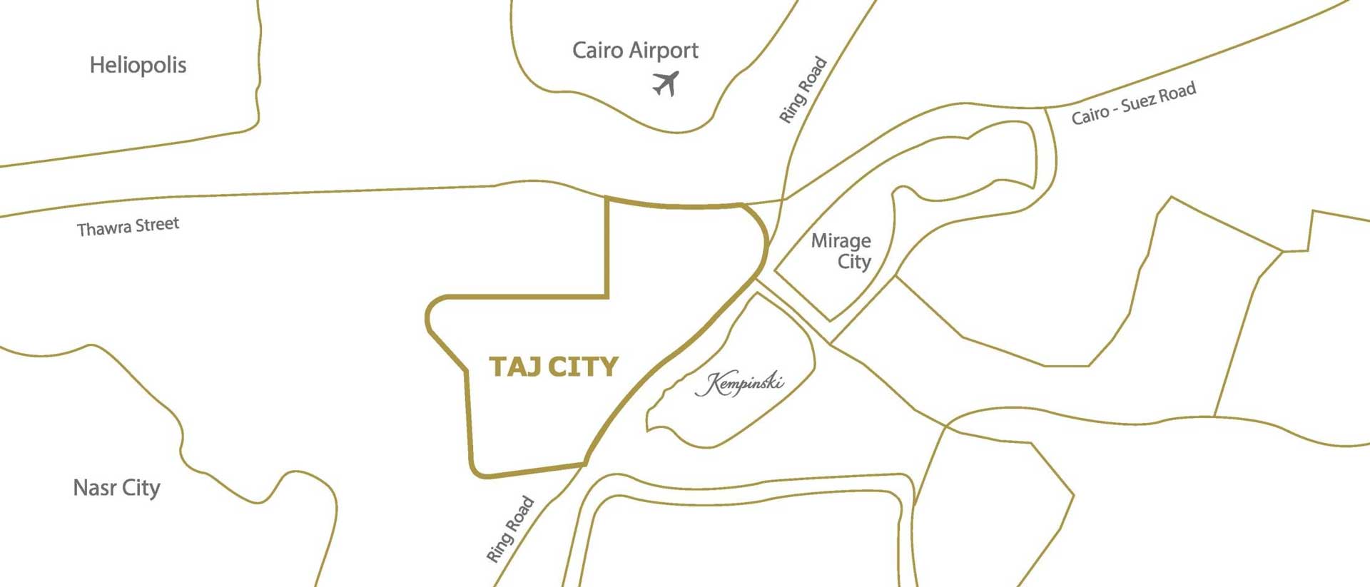 location-compound-Taj City New Cairo-كمبوند-موقع تاج-سيتي-القاهرة-الجديدة