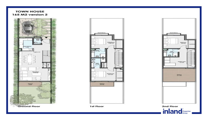 SCENES New cairo Townhouse middle 165m² with Roof and Garden