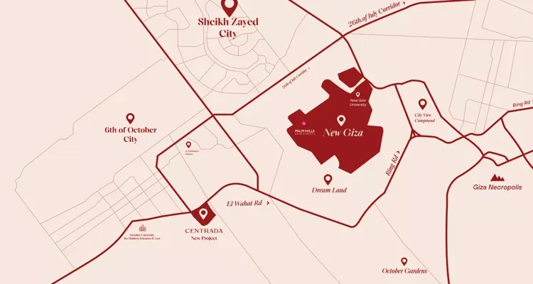 Location of Kite 6 October Compound