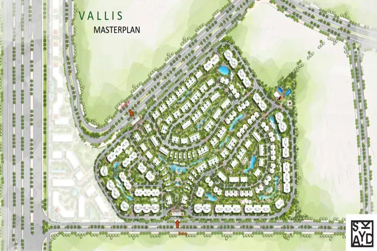 Master Plan of Vallis New Cairo Compound