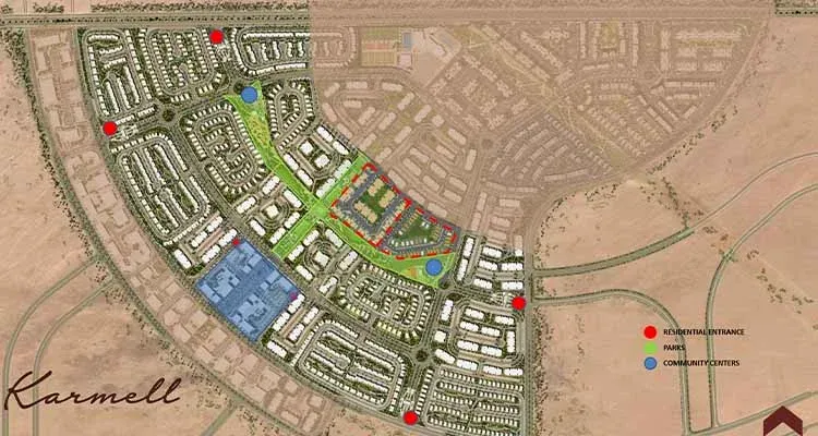 Master Plan of Karmel New Zayed