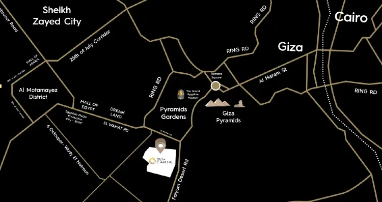 Location of Compound Sun Capital October