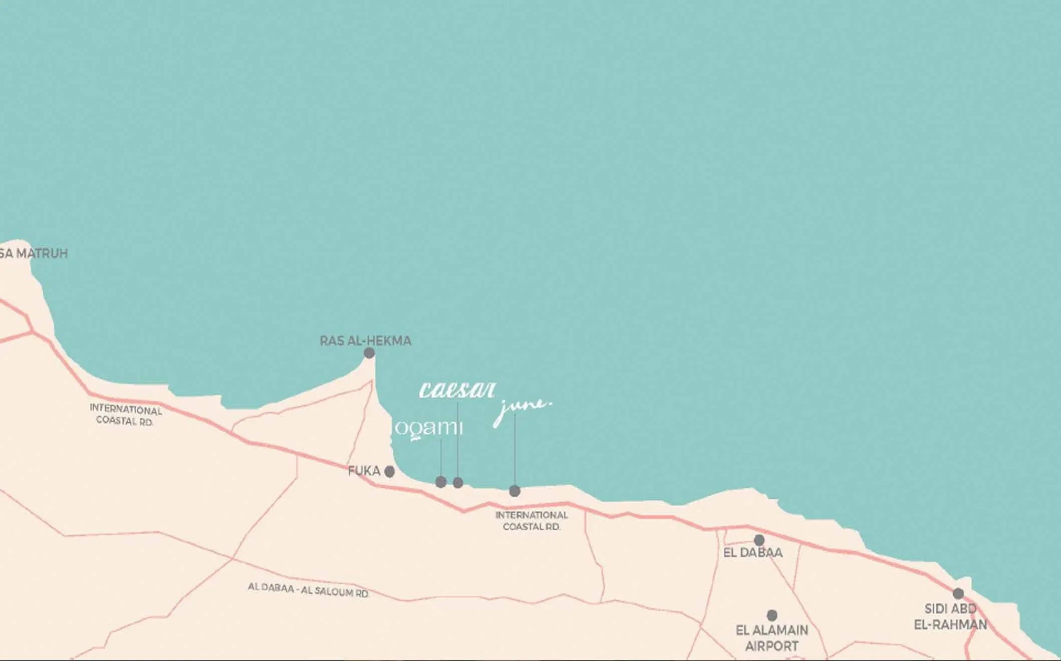 موقع أوجامي الساحل الشمالي لشركة سوديك