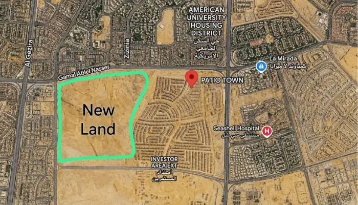 Location of El Patio TownSide