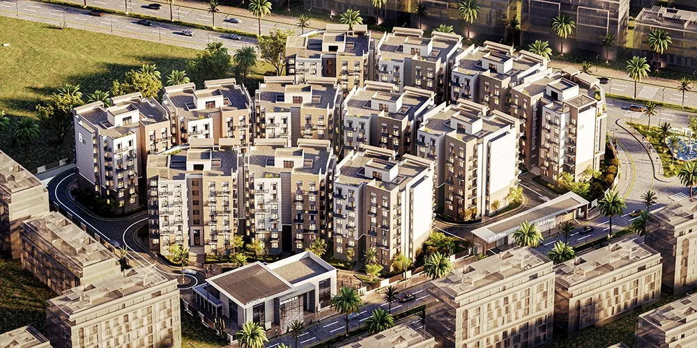 SIGHT Boutique Compound by NOMAD Communities New Cairo Aerial View