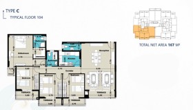 The City Compound New Capital Special Apartment For Sale 167 M كمبوند ذا سيتي العاصمة الادارية شقة مميزة للبيع 167 متر.jpg