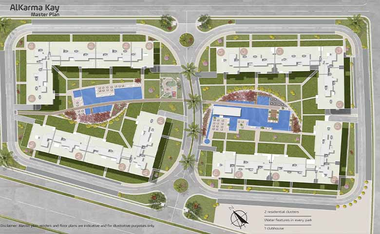 Mastar-plan-of-AlKarma-Kay-El-Sheikh-Zayed-المخطط-العام-لمشروع-كمبوند-الكارمه-كاي-الشيخ-زايد