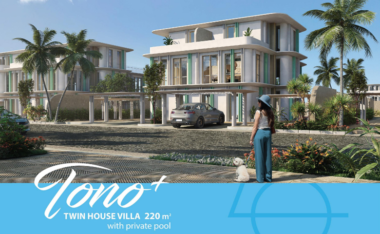 Marseilia Beach 5 Twin house 220 M2 For Sale