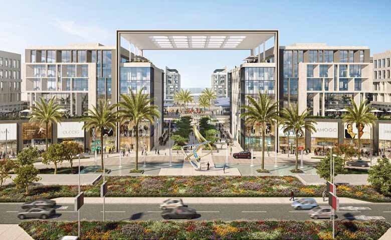 Office 217 M2 For Sale Central Mall New Cairo | Big Terrace