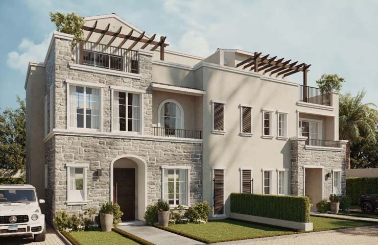 In Ever New Cairo developed by Cred | Twin House For Sale